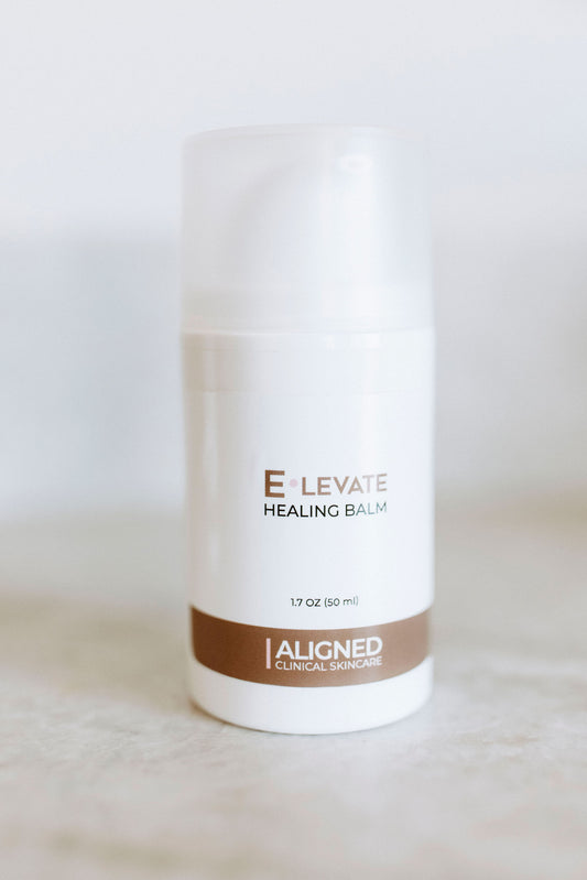 Elevate Healing Balm in white pump bottle